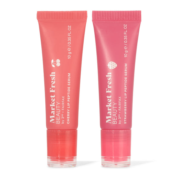 Peptide Glow Lip Serum Set by Market Fresh Beauty