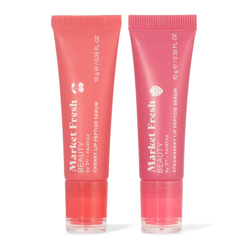 Peptide Glow Lip Serum Set by Market Fresh Beauty