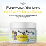 Maya Mari Kids Hair Styling Gel with Coconut Fruit Extract – Lightweight Styling Gel for Textured and Curly Hair, 12 oz Hair Care Los Angeles Brands 