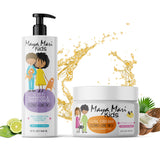 Kids Curl Conditioning Kit 2 -Piece Set - Kids 2-in-1 Shampoo and Conditioner and Curl Cream Hair Care Los Angeles Brands 