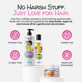 Curly Hair Kids Must Have 3-Piece Set - Kids 2-in-1 Shampoo and Conditioner, Curl Cream, and Leave-In Conditioner Hair Care Los Angeles Brands 
