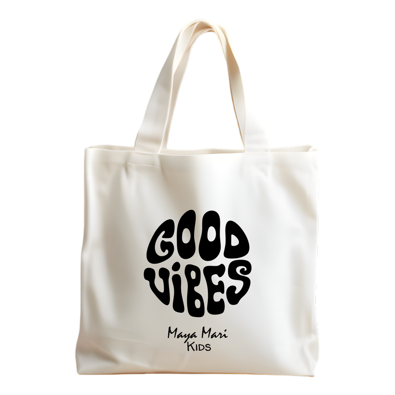 Good Vibes Eco Tote – Maya Mari Kids