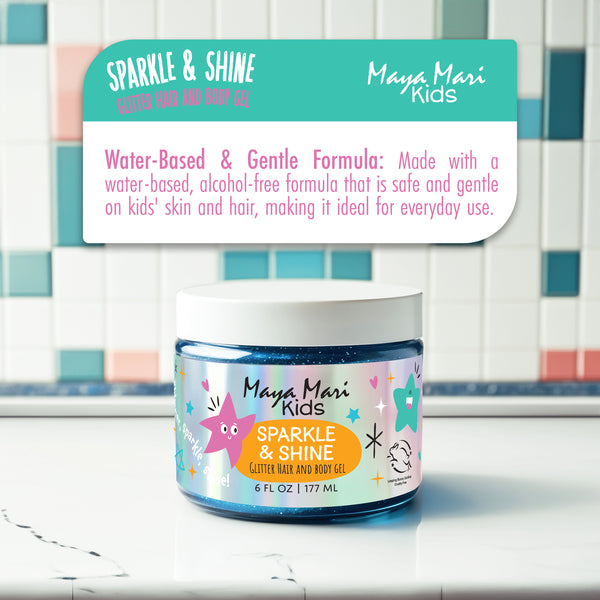 Maya Mari Kids Sparkle & Shine Glitter Hair and Body Gel