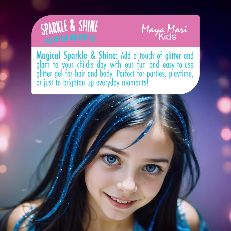 Maya Mari Kids Sparkle & Shine Glitter Hair and Body Gel