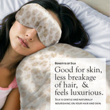 Market Fresh Beauty 100% Mulberry Silk Pillow Case, Silk Eye Mask and Silk Scrunchie