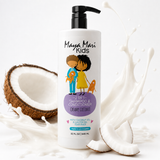 Maya Mari Kids 2-in-1 Shampoo and Conditioner With Coconut Oil and Castor Oil, Creamy Coconut and Lime Twist, Tear-Free, 32 oz