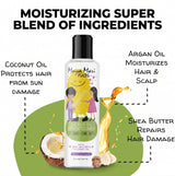 Maya Mari Kids Leave-in Conditioner With Coconut Oil, Shea Butter, and Marula Oil, Coconut and Lime Twist, 8 oz