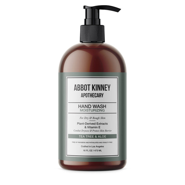 Abbot Kinney Apothecary Moisturizing Hand Wash - Tea Tree and Aloe - 16 fl oz Los Angeles Brands 