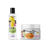 Kids with Curls and Coils Essential Kit 2-Piece Set - Leave-In Conditioner and Curl Cream Hair Care Los Angeles Brands 
