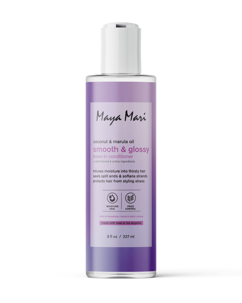 Maya Mari Coconut + Marula Oil – Smooth & Glossy Leave-In Conditioner Cream - 8 fl oz Hair Care Los Angeles Brands 