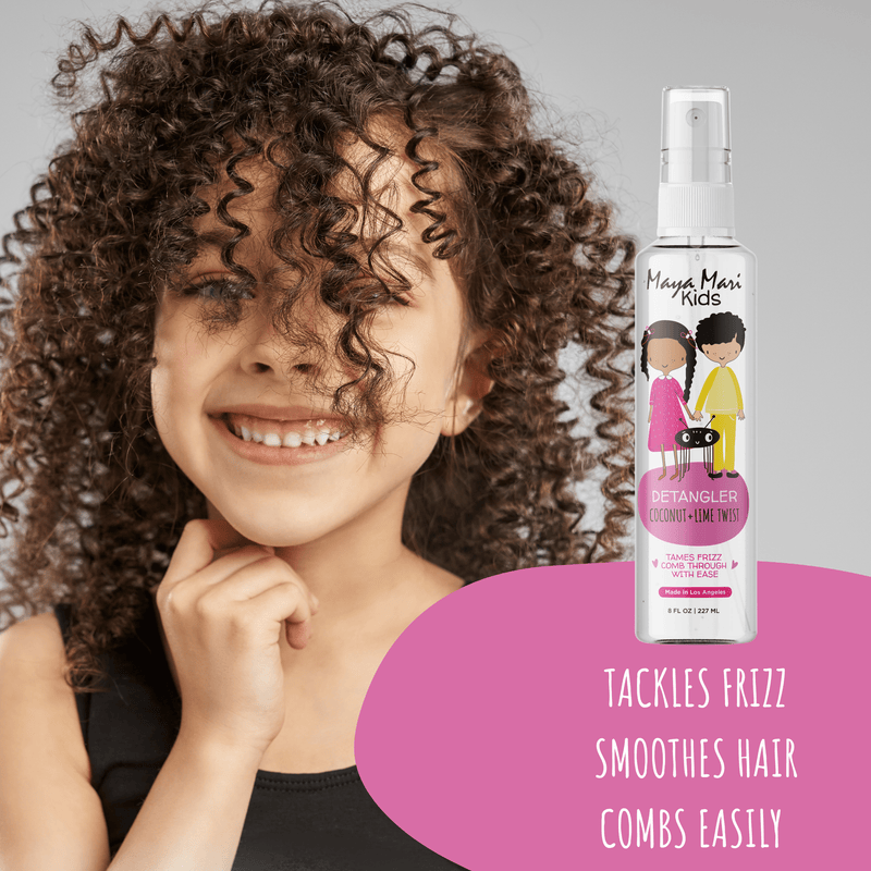 Maya Mari Kids Detangler, with Argan Oil, Coconut Oil, and Lime Oil, 8 oz Hair Care Los Angeles Brands 