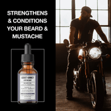 Softening Beard and Mustache Oil, Strengthens and Conditions, Wood Reserve, 2oz by Abbot Kinney Apothecary Men's Grooming Los Angeles Brands 