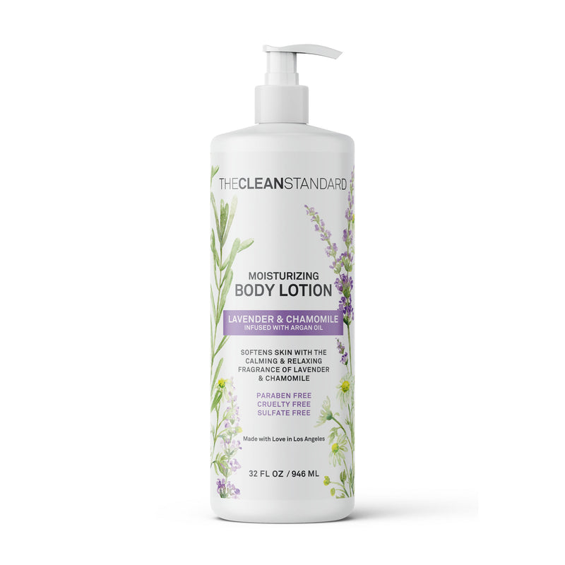 THE CLEAN STANDARD Lavender & Chamomile Body Lotion - 32oz Body Lotion LOS ANGELES BRANDS 